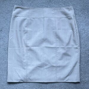Worthington Light Gray Pencil Skirt